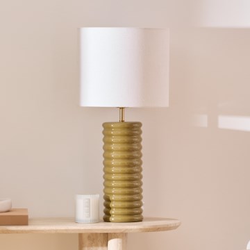 Atmosphera - VINUS pöytälamppu 1xE27/60W/230V khaki