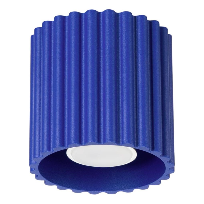 AURA-kohdevalaisin 1xGU10/10W/230V 10 cm, sininen