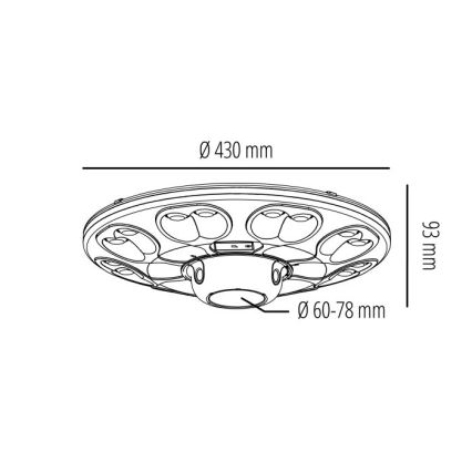 Aurinkokäyttöinen LED-katulamput sensorilla LUVIA LED/15W/3,2V 4000K IP54 5400 mAh + kaukosäädin