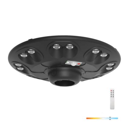Aurinkokäyttöinen LED-katulamput sensorilla LUVIA LED/15W/3,2V 6500K IP54 5400 mAh + kaukosäädin