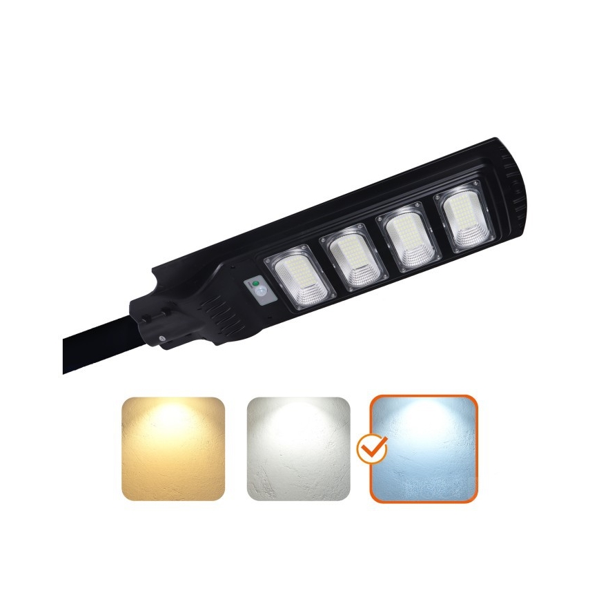 Himmennettävä LED-aurinkokatuvalaisin anturilla URBI LED/11W/3,2V 6500K 15000 mAh IP54 + kaukosäädin