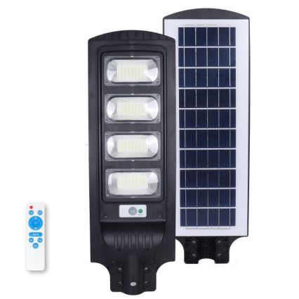 Himmennettävä LED-aurinkokatuvalaisin anturilla URBI LED/11W/3,2V 6500K 15000 mAh IP54 + kaukosäädin
