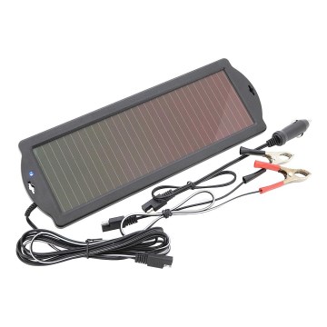 Aurinkokennolaturi auton akuille 1,8W/12V