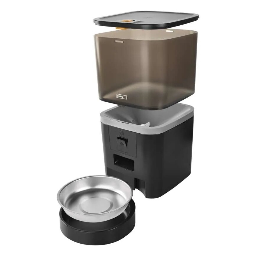 Automaattinen syöttölaite mikrofonilla ja kamera 6l/5V/4xAA Wi-Fi