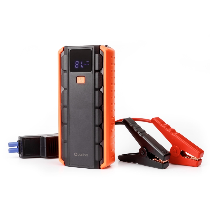 Auton käynnistyssarja 1000A virtapankki 12000 mAh PD 10W ja LED-taskulamppu koukulla ja magneetilla