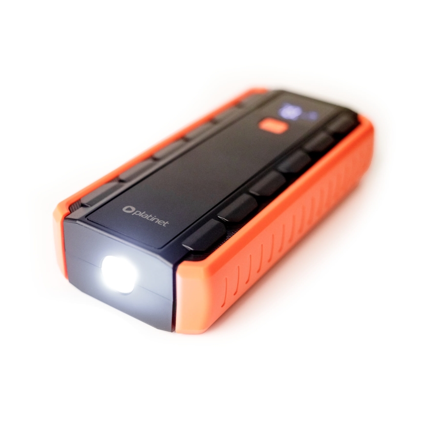Auton käynnistyssarja 1000A virtapankki 12000 mAh PD 10W ja LED-taskulamppu koukulla ja magneetilla