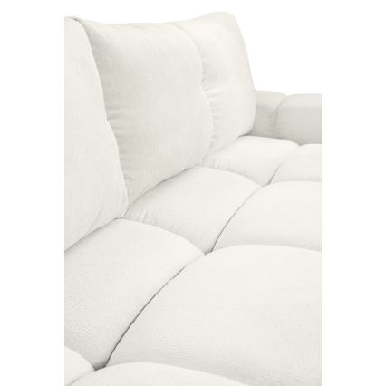 Avattava verhoiltu 3-istuttava sohva säilytystilalla ALMADA beige