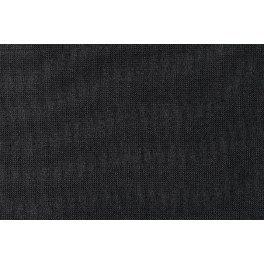 Avattava vuodesohva säilytystilalla ja rahilla PALERMO, musta, vasenkätinen