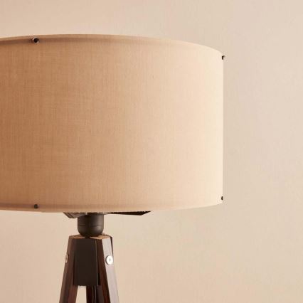 AYD 1xE27/40W/230V ruskea/beige lattialamppu