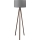 AYD 1xE27/40W/230V ruskea/harmaa lattialamppu