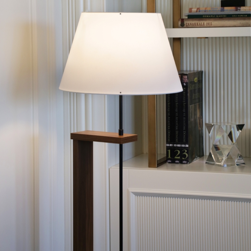 AYD Lattialamppu 1xE27/40W/230V beige/ruskea