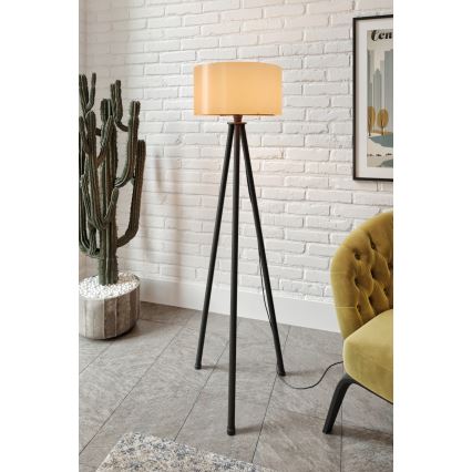 AYD lattialamppu 1xE27/40W/230V musta/pronssi