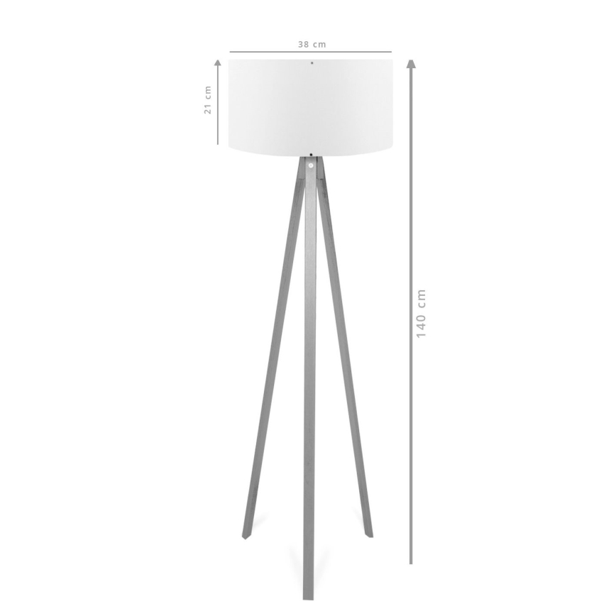 AYD Lattiavalaisin 1xE27/40W/230V Ruskea/Punainen