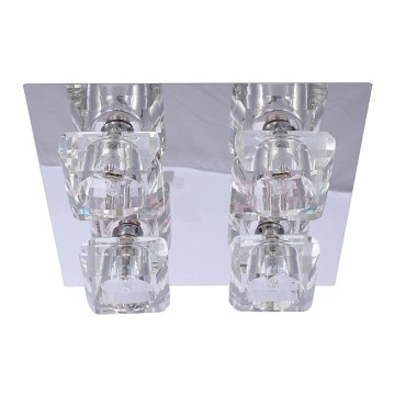 Azzardo AZ0492 - Kattovalo RUBIC 4xG9/40W/230V