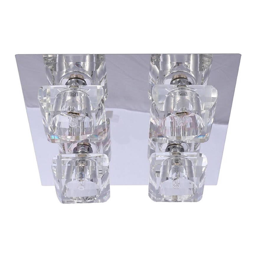 Azzardo AZ0492 - Kattovalo RUBIC 4xG9/40W/230V