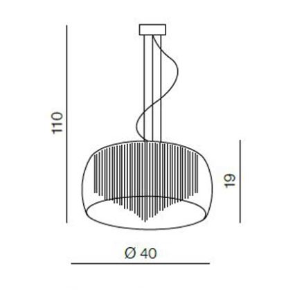Azzardo AZ0999 - Kattovalo REGO 5xG9/40W/230V
