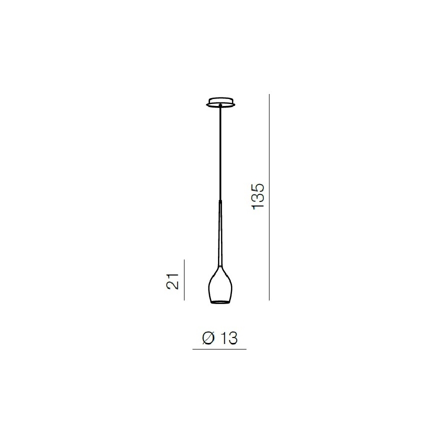Azzardo AZ1220 - Kattokruunu narulla IZZA 1xE14/40W/230V