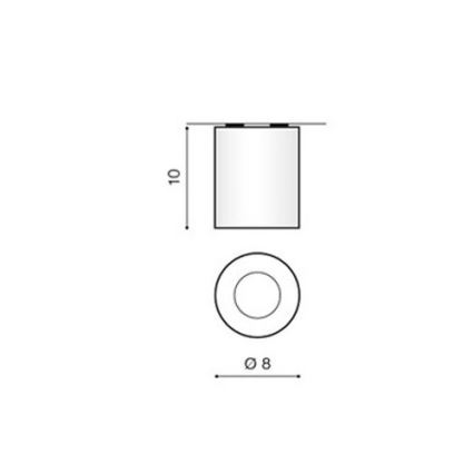 Azzardo AZ1360 - Ulkokattovalo ARO 1xGU10/50W/230V IP54