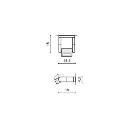 Azzardo AZ2132 - LED-ulkoseinävalaisin FRAME LED/8W/230V IP54