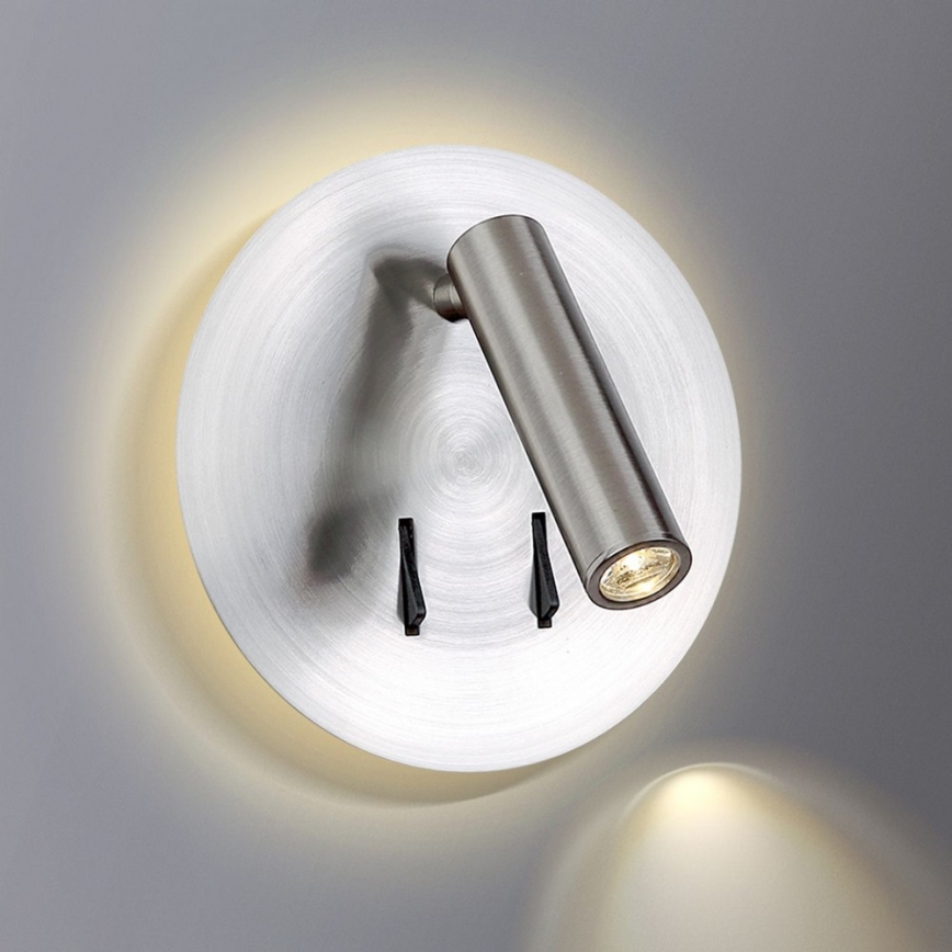 Azzardo AZ2424 - LED-seinävalaisin FARO LED/6W+LED/3W/230V