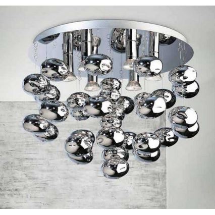 Azzardo AZ2541 - Kattovalo LUVIA 6xGU10/40W/230V