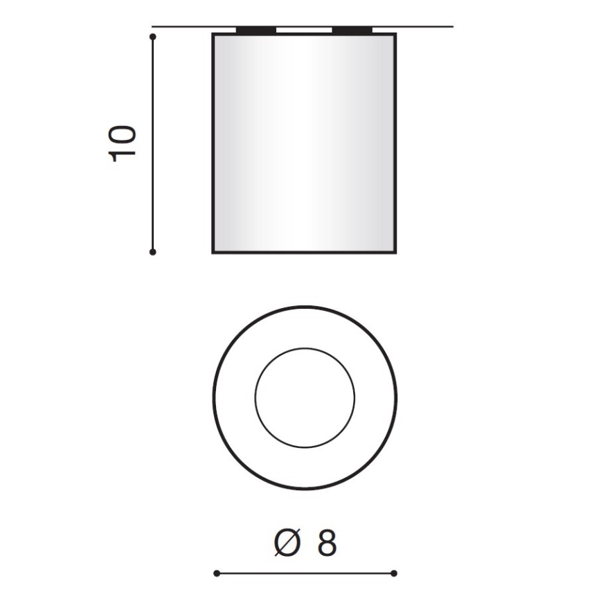 Azzardo AZ2558 - Ulkokattovalo ARO 1xGU10/50W/230V IP54