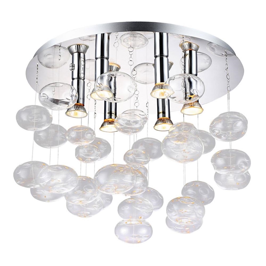 Azzardo AZ2572 - Kattovalo LUVIA 6xGU10/40W/230V