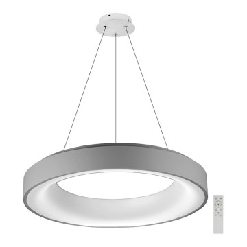 Azzardo AZ2729 - Himmennettävä LED-kattokruunu narussa SOVANA 1xLED/50W/230V+ kauko-ohjaus