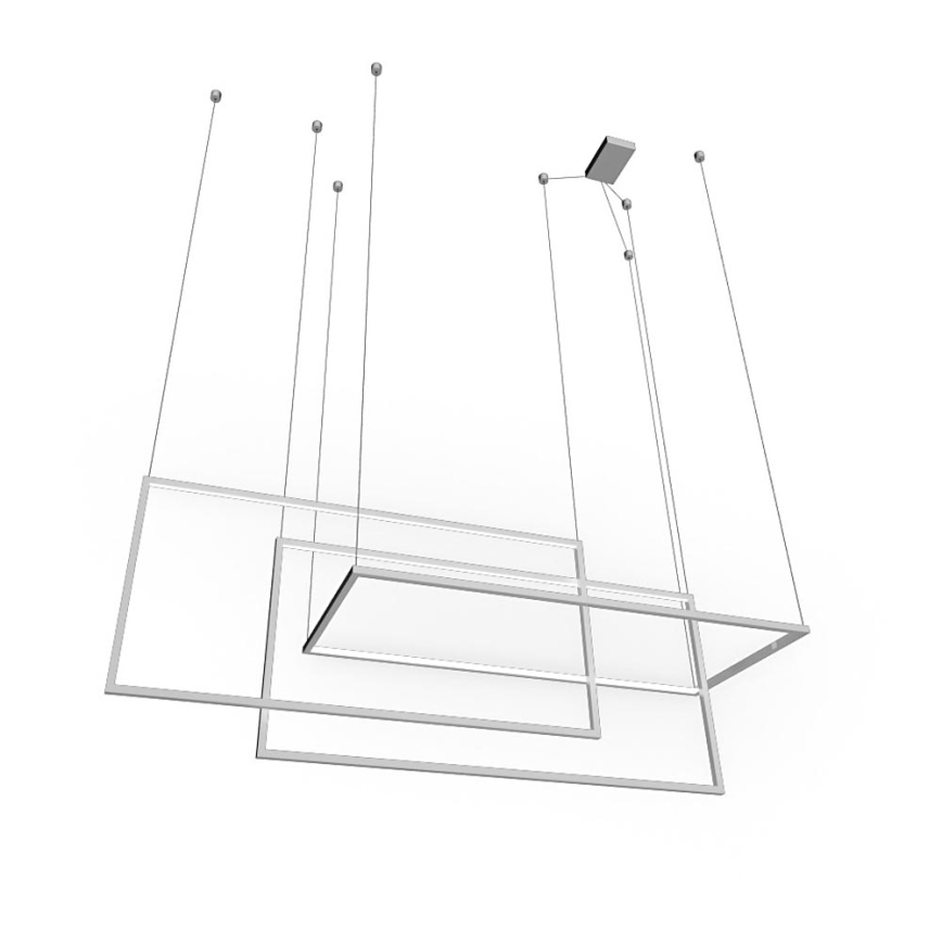 Azzardo AZ2915 - LED himmennettävä kattokruunu METRIC 1xLED/135W/230V, johdolla