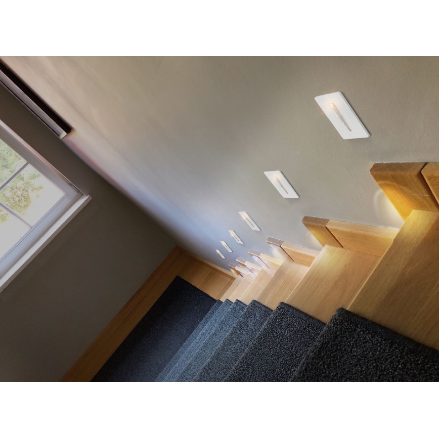 Azzardo AZ2963 - LED-portaikkovalo RAGGIO LED/3W/230V IP54
