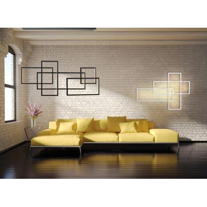 Azzardo AZ2994 - Himmennettävä LED-seinävalaisin QUADRATUS 3xLED/80W/230V