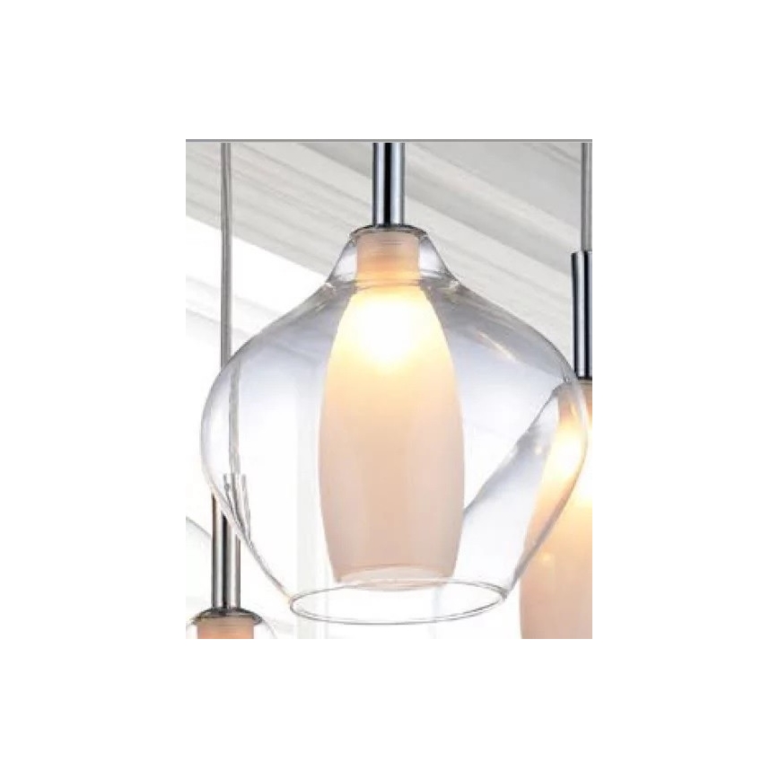 Azzardo AZ3074 - Kattokruunu narulla AMBER 1xG9/40W/230V