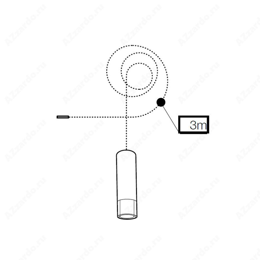 Azzardo AZ3457 - Jousitus ZIKO 1xG9 / 40W / 230V