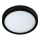 Azzardo AZ4235 - LED-kattovalaisin MALTA LED/12W/230V halkaisija 17 cm musta