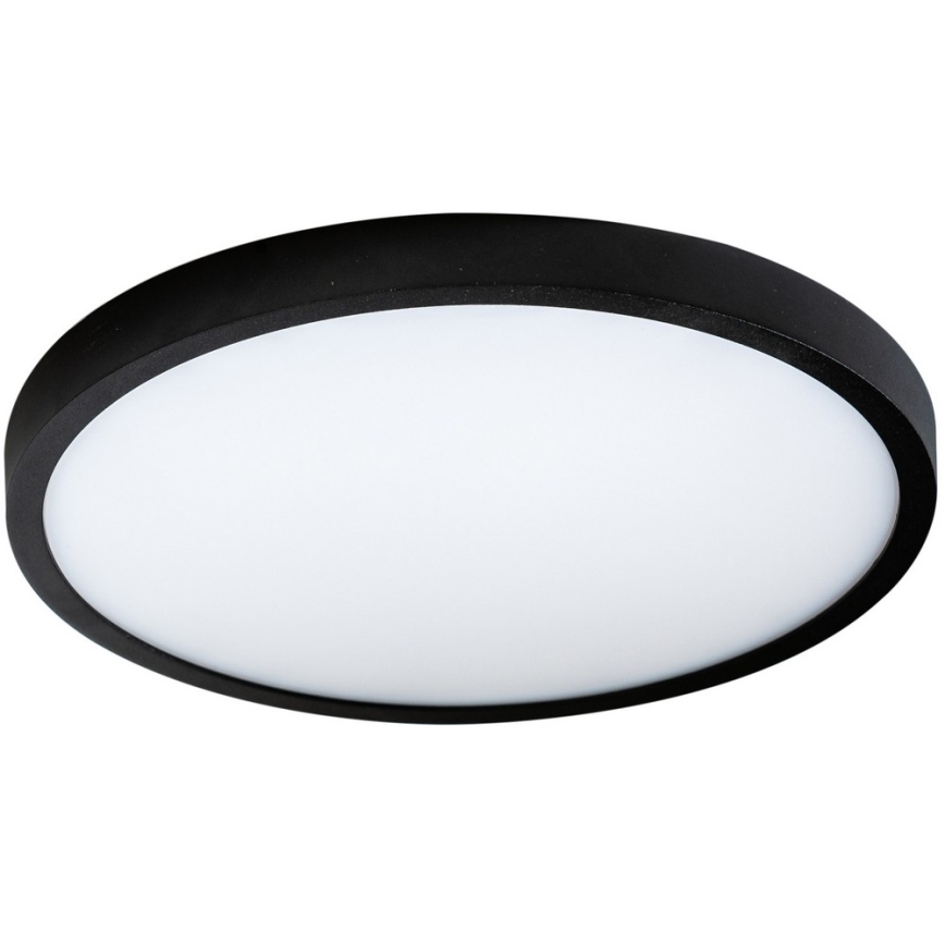 Azzardo AZ4243 - LED-kattovalaisin MALTA LED/24W/230V d. 30 cm musta