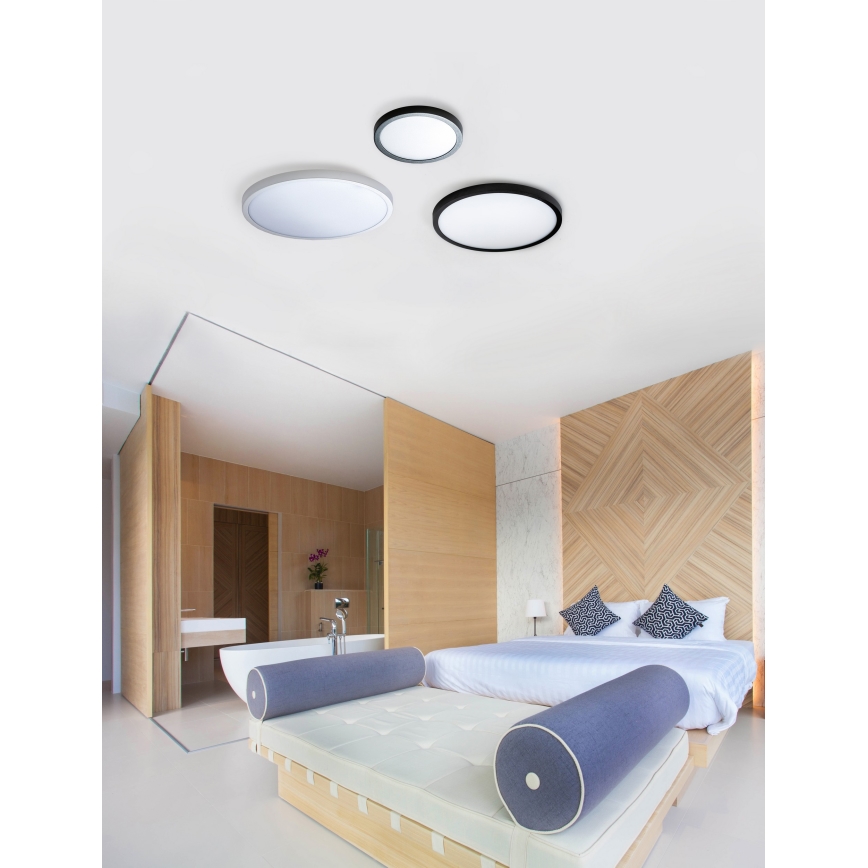 Azzardo AZ4256 - LED-kattovalaisin MALTA LED/48W/230V d. 60 cm 4000K musta