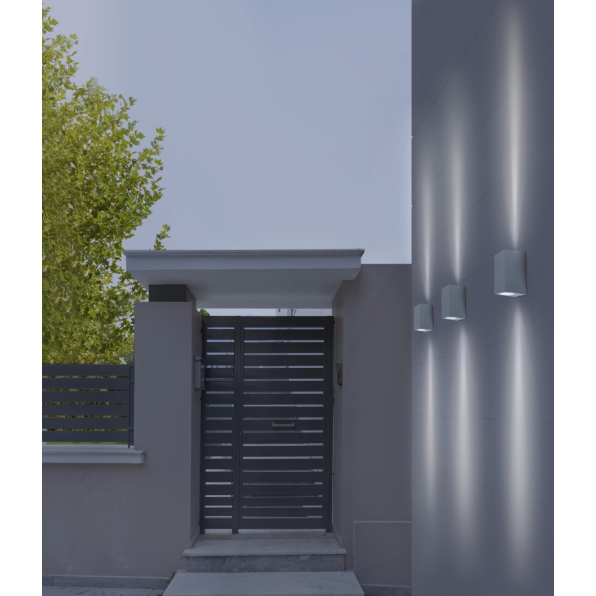 Azzardo AZ4267 - Ulkoseinävalaisin RIMINI 1xGU10/35W/230V IP54 neliö