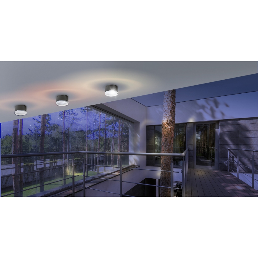 Azzardo AZ4333 - LED Ulkokattovalo APULIA LED/10W/230V IP54