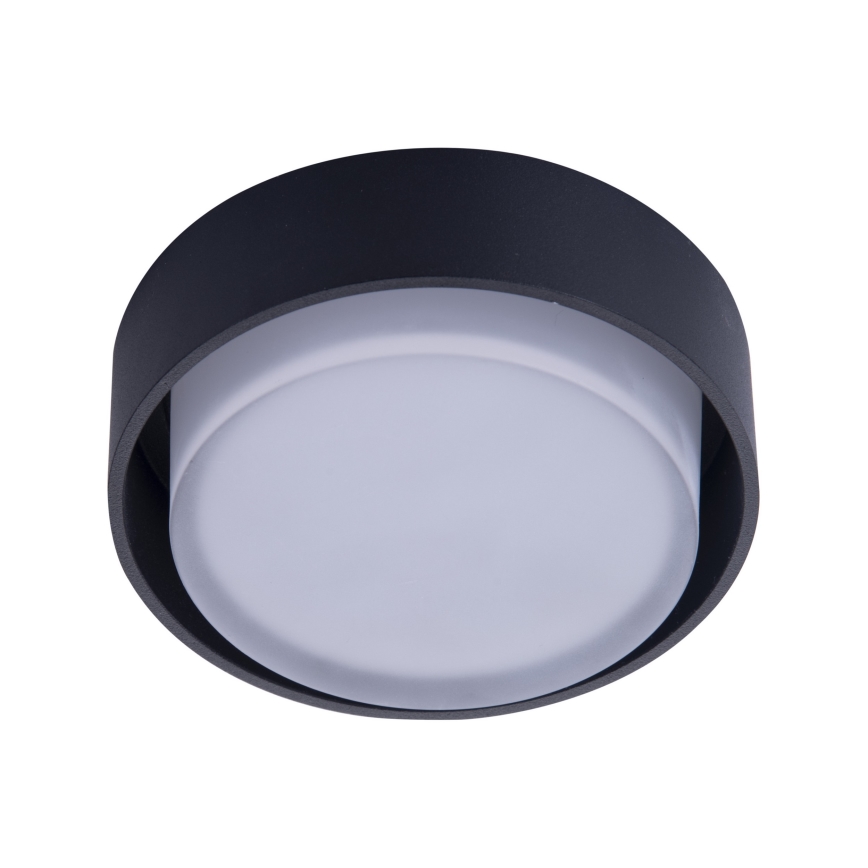 Azzardo AZ4389 - LED upotettava kylpyhuonevalaisin KASTORIA 7W/230V IP44 musta