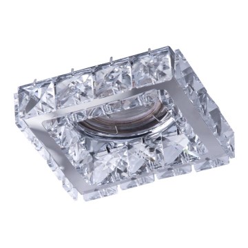 Azzardo AZ4410 - Upotettu valo ESTER 1xGU10/50W/230V neliö mattakromi