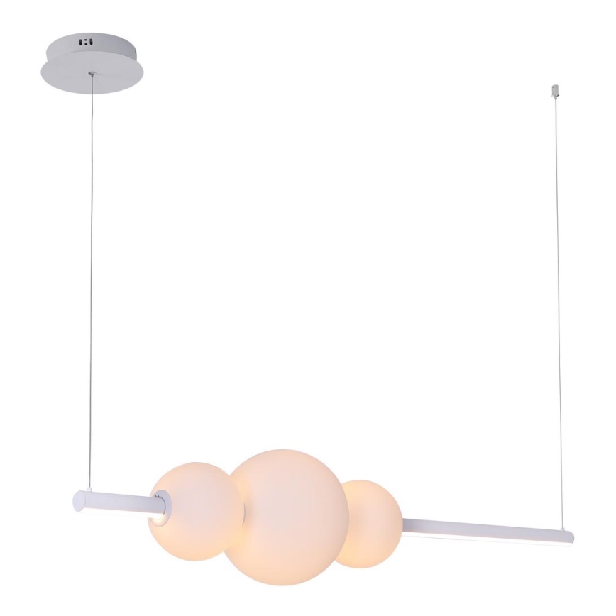 Azzardo AZ4426 - LED Himmennettävä kattokruunu johdossa SANDRA LED/48W/230V valkoinen