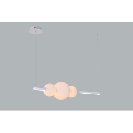 Azzardo AZ4426 - LED Himmennettävä kattokruunu johdossa SANDRA LED/48W/230V valkoinen