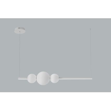 Azzardo AZ4426 - LED Himmennettävä kattokruunu johdossa SANDRA LED/48W/230V valkoinen