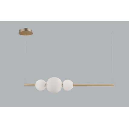 Azzardo AZ4427 - LED Himmennettävä kattokruunu johdossa SANDRA LED/48W/230V kulta