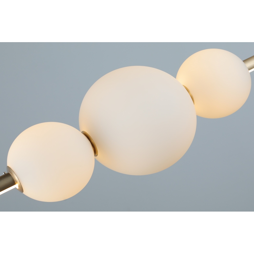 Azzardo AZ4427 - LED Himmennettävä kattokruunu johdossa SANDRA LED/48W/230V kulta