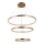 Azzardo AZ4429 - LED-kattokruunu johdossa BRIGHTON LED/55W/230V kulta