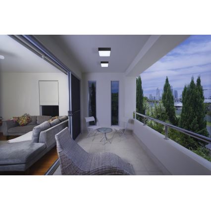 Azzardo AZ4497 - LED Ulkokattovalo CASPER LED/15W/230V IP54 neliö