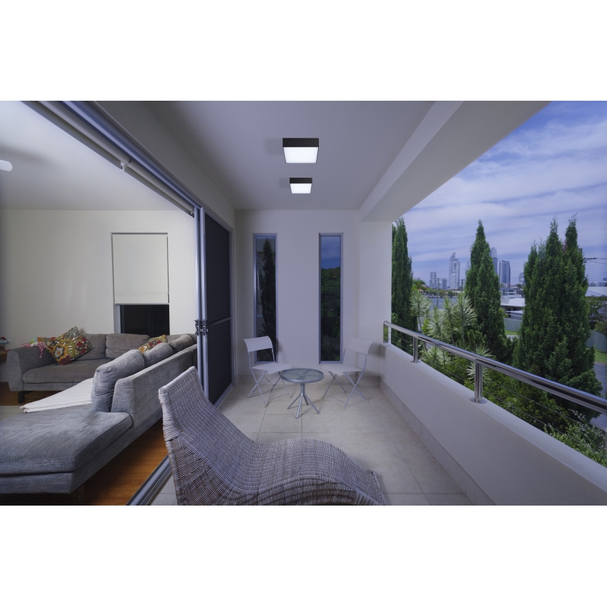 Azzardo AZ4497 - LED Ulkokattovalo CASPER LED/15W/230V IP54 neliö