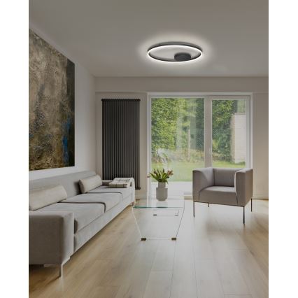 Azzardo AZ4703 - LED Kattovalo HALO LED/55W/230V musta
