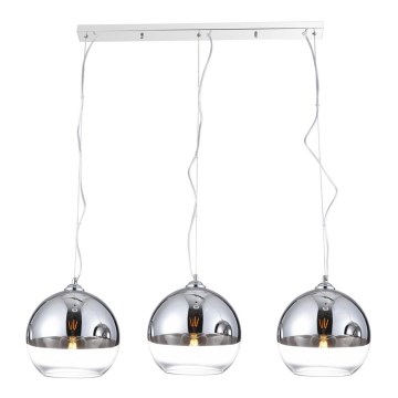 Azzardo AZ4751 - Kattokruunu johdossa BALL 3xE27/40W/230V